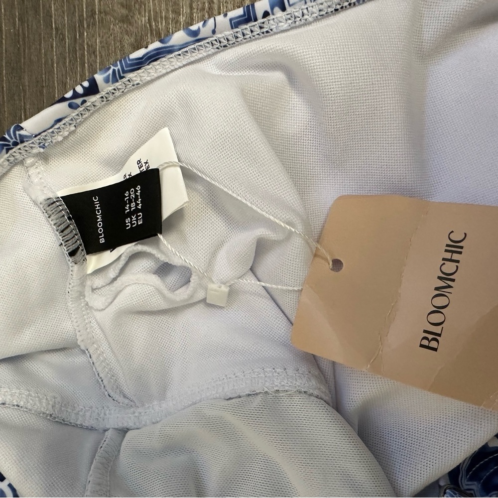 Bloomchic Mediterranean Tile Design Swimsuit - image 4